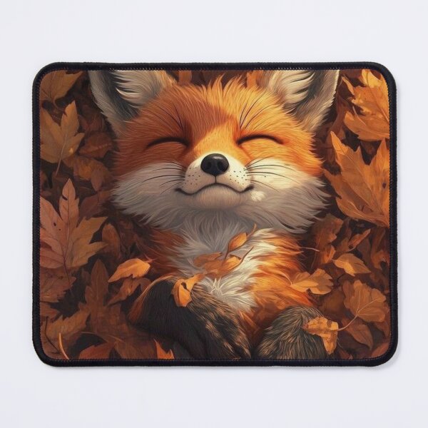Item preview, Fox sleeping in leaves ? designed and sold by CrazyEchos.