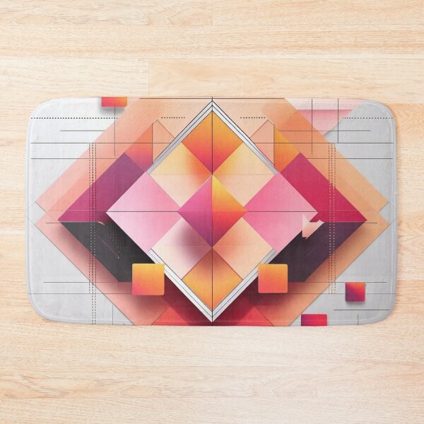 Item preview, Abstract Geometric Gradient Diamond Pattern | Modern Minimalist Graphic Design designed and sold by semenol.