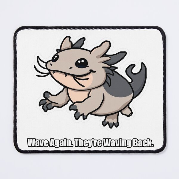 Item preview, Axolotl - Wave Again Theyre Waving Back - Funny Axolotl Gift designed and sold by pawdrops.