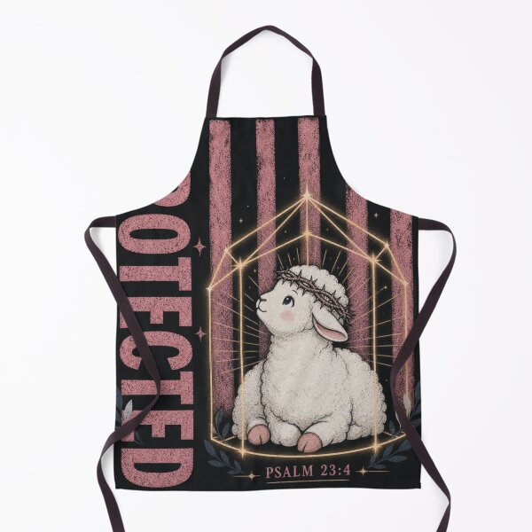 Item preview, Protected Lamb Christian Scripture Psalm 23:4 designed and sold by Tsugraf Designs.