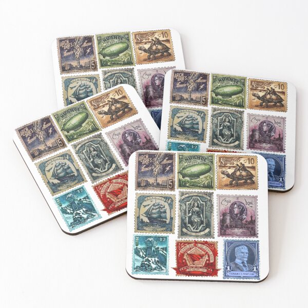 Item preview, 8 Realms Stamps (Plus One!) designed and sold by The Puzzle Agents.