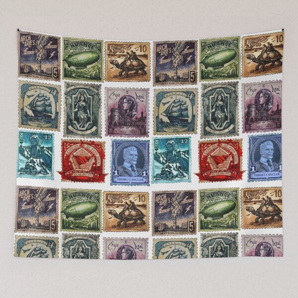 Item preview, 8 Realms Stamps (Plus One!) designed and sold by The Puzzle Agents.