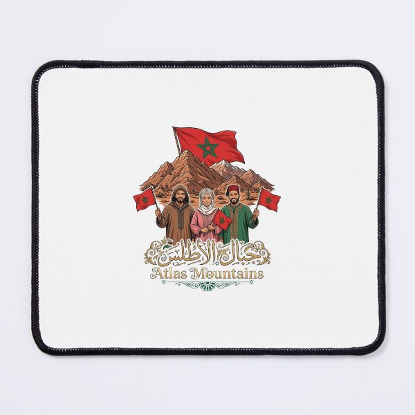 Item preview, Atlas Mountains Morocco | Traditional People & Flag designed and sold by AtlasMoroccoCo.