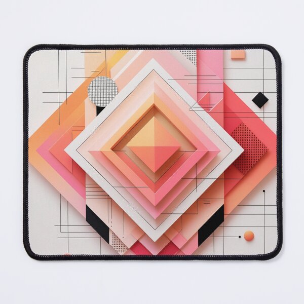 Item preview, Modern Abstract Diamond Geometry | Colorful Gradient Minimalist Artwork designed and sold by semenol.