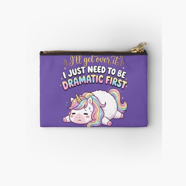 Item preview, Funny Dramatic Unicorn - I'll Get Over It, I Just Need To Be Dramatic First designed and sold by legendaryskins.