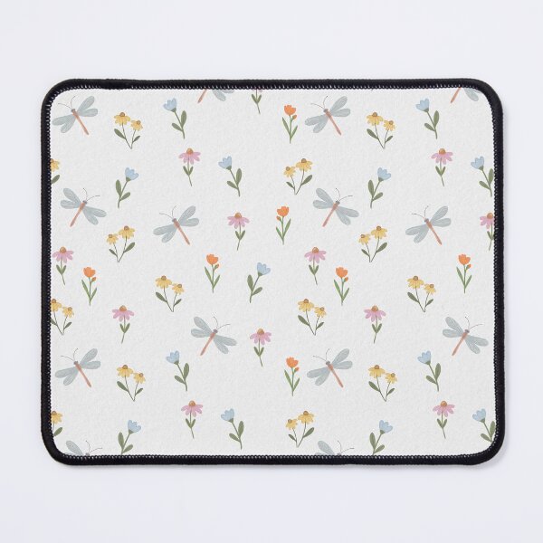 Item preview, Hand-Drawn Watercolor Dragonfly Meadow Seamless Pattern designed and sold by WEBiC-ART Creative Studio.