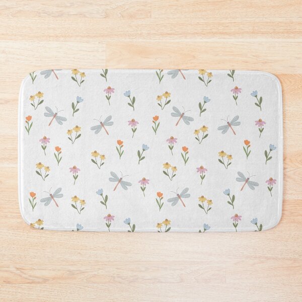 Item preview, Hand-Drawn Watercolor Dragonfly Meadow Seamless Pattern designed and sold by WEBiC-ART Creative Studio.