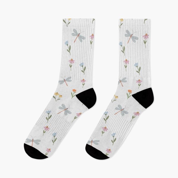 Item preview, Hand-Drawn Watercolor Dragonfly Meadow Seamless Pattern designed and sold by WEBiC-ART Creative Studio.