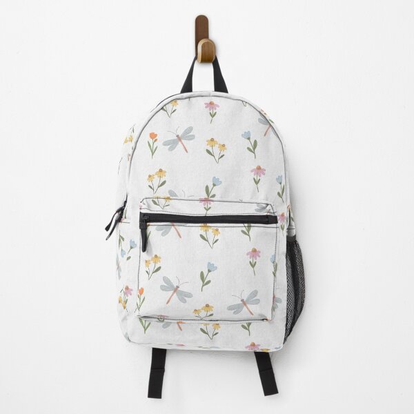 Item preview, Hand-Drawn Watercolor Dragonfly Meadow Seamless Pattern designed and sold by WEBiC-ART Creative Studio.