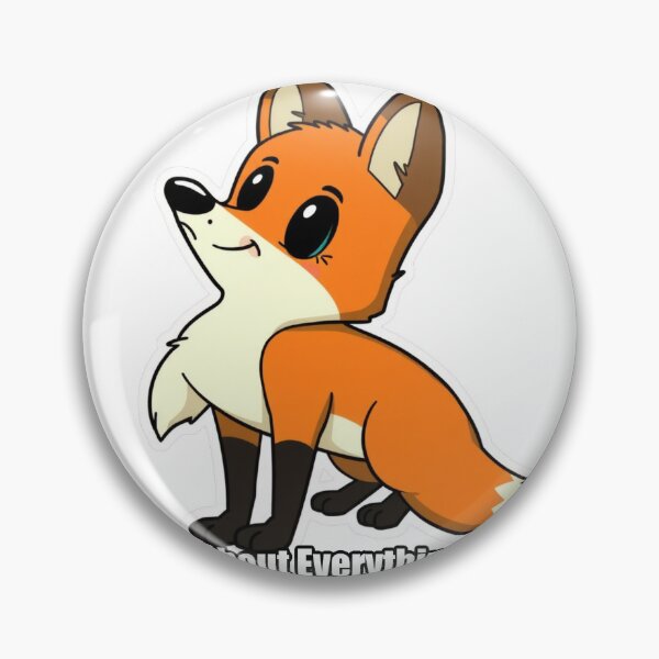 Item preview, Fox - Curious About Everything Forever - Funny Fox Gift designed and sold by pawdrops.