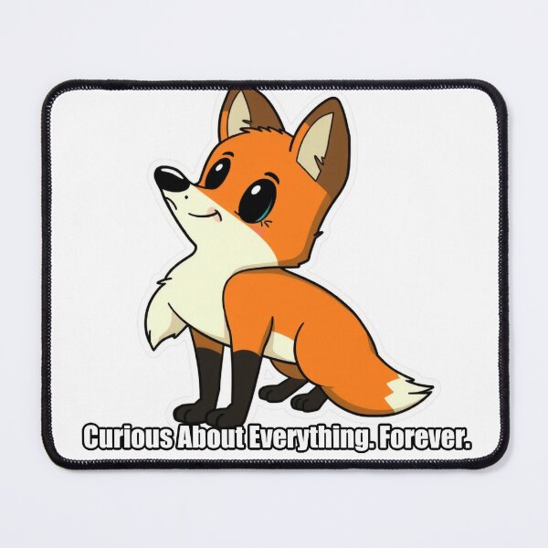 Item preview, Fox - Curious About Everything Forever - Funny Fox Gift designed and sold by pawdrops.