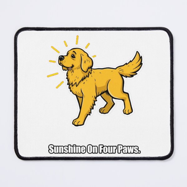 Item preview, Golden Retriever - Sunshine On Four Paws - Funny Dog Gift designed and sold by pawdrops.
