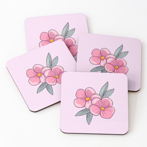 Item preview, pretty pinks flower. designed and sold by Borublue.