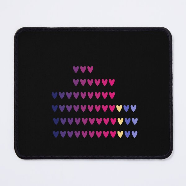 Item preview, Colorful Hearts Pixel Pattern Design designed and sold by SaraPixels.