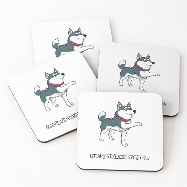 Item preview, Husky - Free Spirit Leash Disagrees - Funny Husky Gift designed and sold by pawdrops.