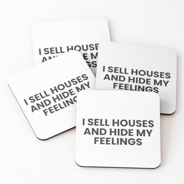 Item preview, I Sell Houses and Hide My Feelings Funny Estate Agent Shirt designed and sold by GazumpedCo.