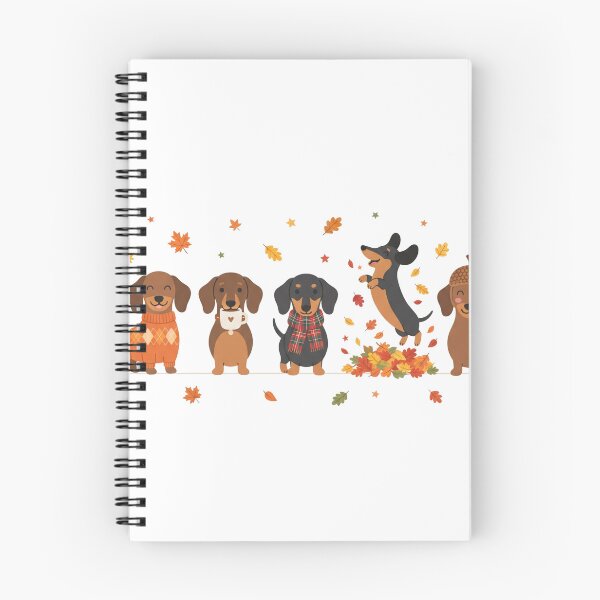 Item preview, Leaves, Lattes & Dachshunds | Cute Autumn Dachshund Dogs | Cozy Fall Aesthetic | Wiener Dog Lover Gift | Cottagecore designed and sold by Yarsine.