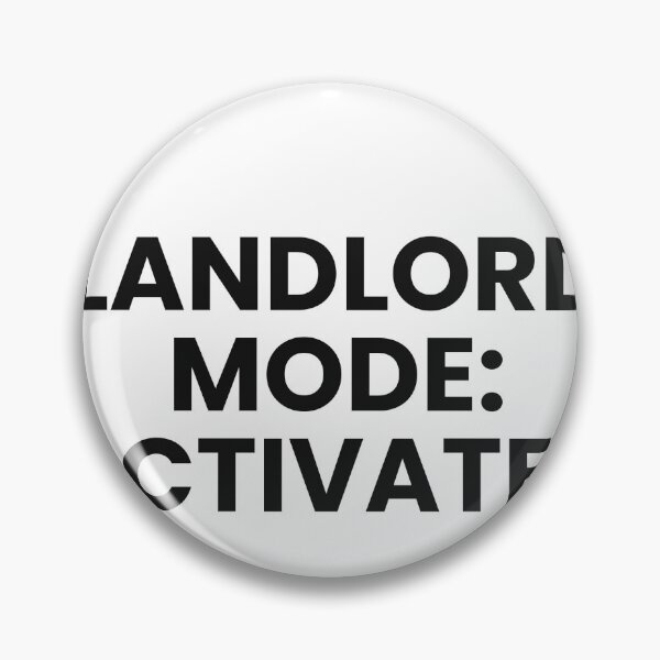 Item preview, Landlord Mode Activated Funny Landlord T-Shirt designed and sold by GazumpedCo.