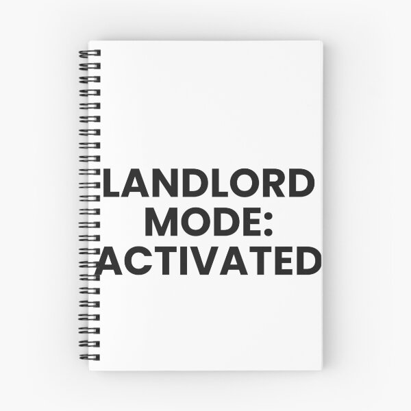 Item preview, Landlord Mode Activated Funny Landlord T-Shirt designed and sold by GazumpedCo.