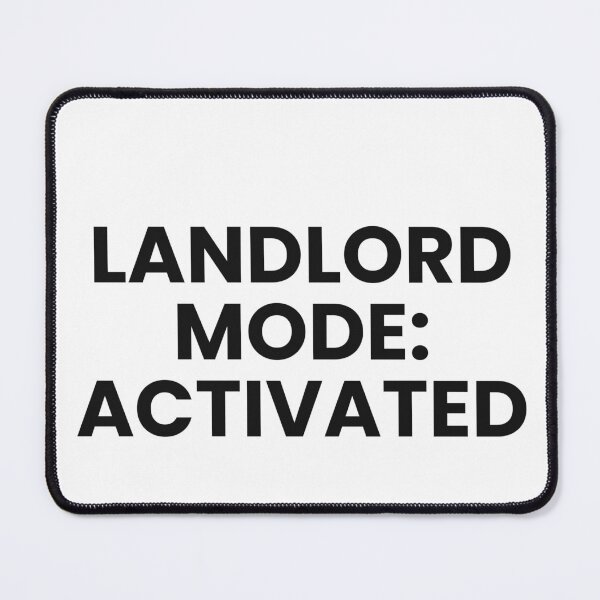 Item preview, Landlord Mode Activated Funny Landlord T-Shirt designed and sold by GazumpedCo.