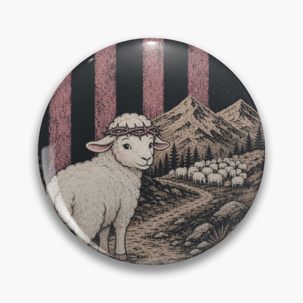 Item preview, Finding Us Lamb Thorny Circlet Graphic designed and sold by Tsugraf Designs.