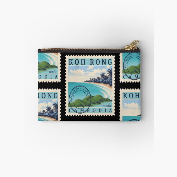 Artikelvorschau, Koh Rong Kambodscha Türkisküste Insel-Stempelaufkleber entworfen und verkauft von stickercuffs.