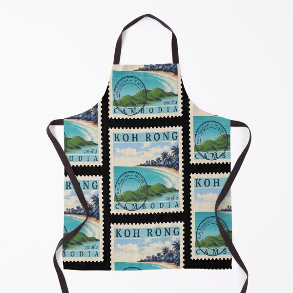 Item preview, Koh Rong Cambodia Turquoise Coast Island Stamp Sticker designed and sold by stickercuffs.