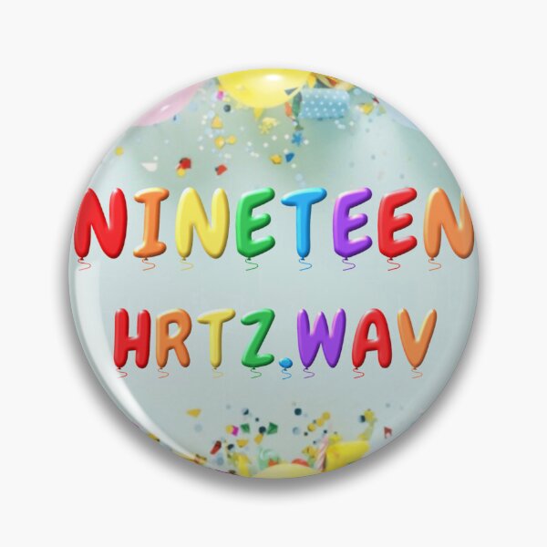 Item preview, Nineteen (HRTZ.WAV) designed and sold by The Rose Garden.