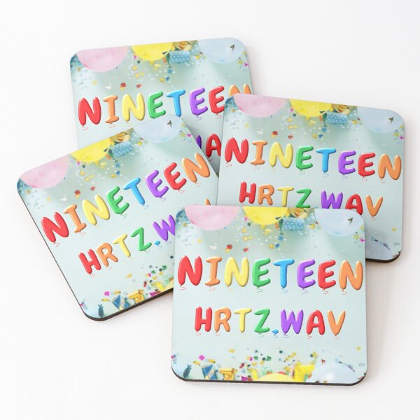 Item preview, Nineteen (HRTZ.WAV) designed and sold by The Rose Garden.
