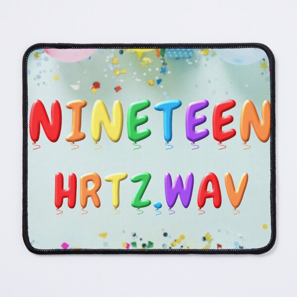 Item preview, Nineteen (HRTZ.WAV) designed and sold by The Rose Garden.