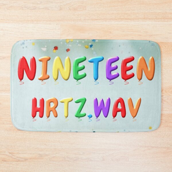 Item preview, Nineteen (HRTZ.WAV) designed and sold by The Rose Garden.
