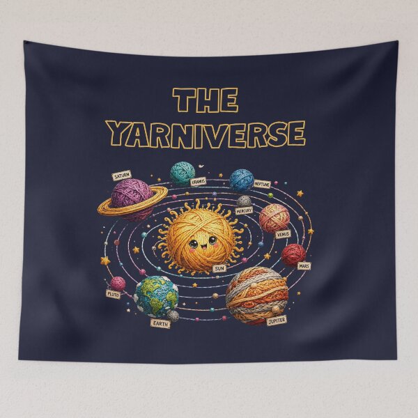 Item preview, The Yarniverse – A Yarn Solar System designed and sold by OneDotSpot.