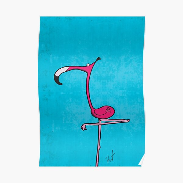 Roblox Flamingo Posters Redbubble - using admin commands roblox albert