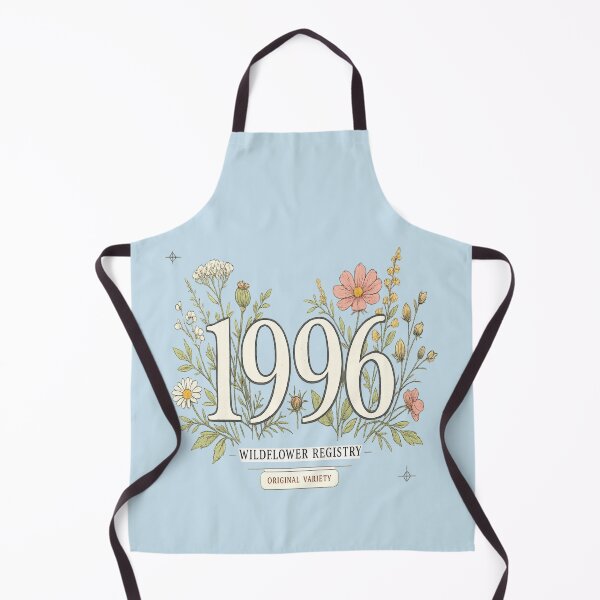 Item preview, 1996 Wildflower Registry Botanical Birthday Gift for Women designed and sold by POD DYNASTY | Original Print On Demand T-Shirt Graphics.