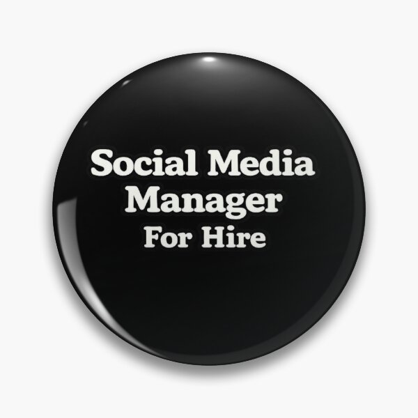 Item preview, Social Media Manager For Hire designed and sold by DIRTYDUNNZ.