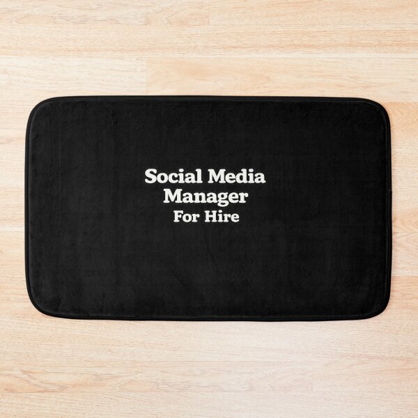 Item preview, Social Media Manager For Hire designed and sold by DIRTYDUNNZ.
