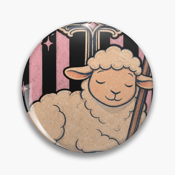 Item preview, Spiritual Lamb with Pastoral Crook Art designed and sold by Tsugraf Designs.