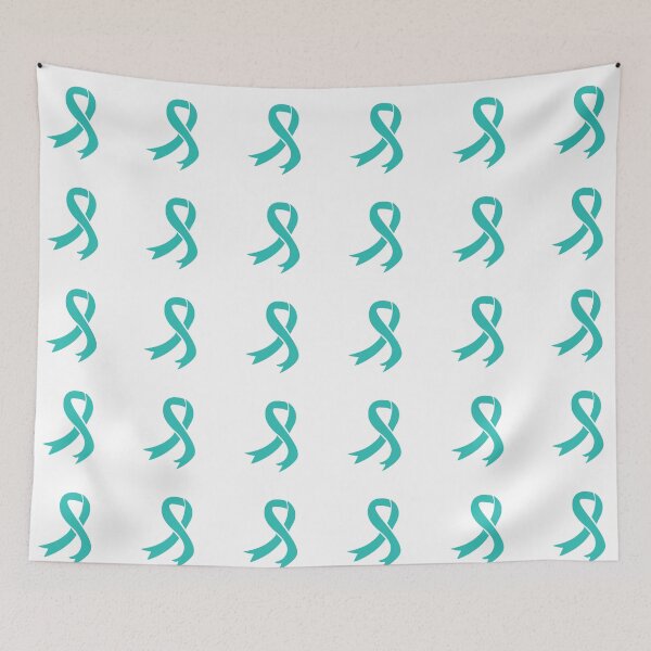 Item preview,  Ovarian Cancer Ribbon, Ovarian Cancer, Teal Ribbon designed and sold by BlueDiamond-19.