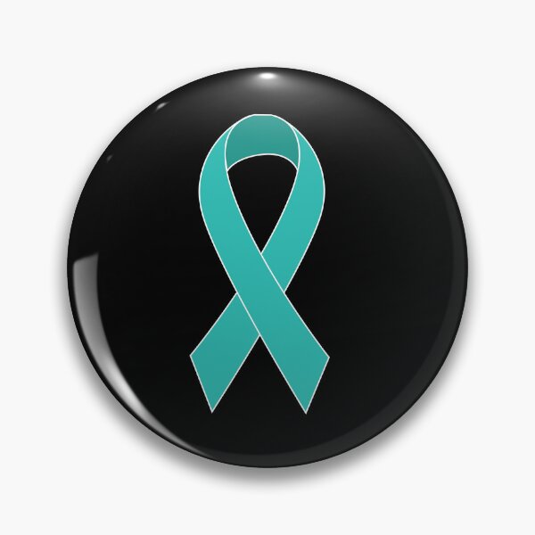 Item preview, Ovarian Cancer Ribbon, Ovarian Cancer, Teal Ribbon designed and sold by BlueDiamond-19.