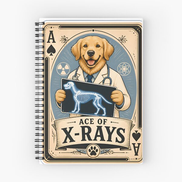 Item preview, Ace of X-Rays – Funny Veterinary Radiology Playing Card Design designed and sold by Bettybee00.