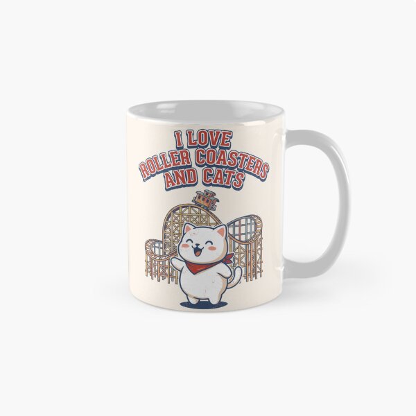 Item preview, I Love Rollercoasters And Cats designed and sold by legendaryskins.