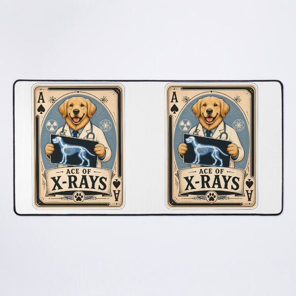 Item preview, Ace of X-Rays – Funny Veterinary Radiology Playing Card Design designed and sold by Bettybee00.