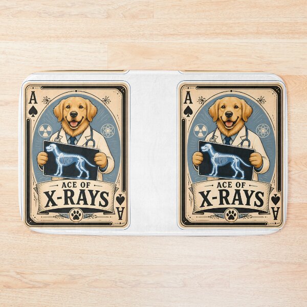 Item preview, Ace of X-Rays – Funny Veterinary Radiology Playing Card Design designed and sold by Bettybee00.