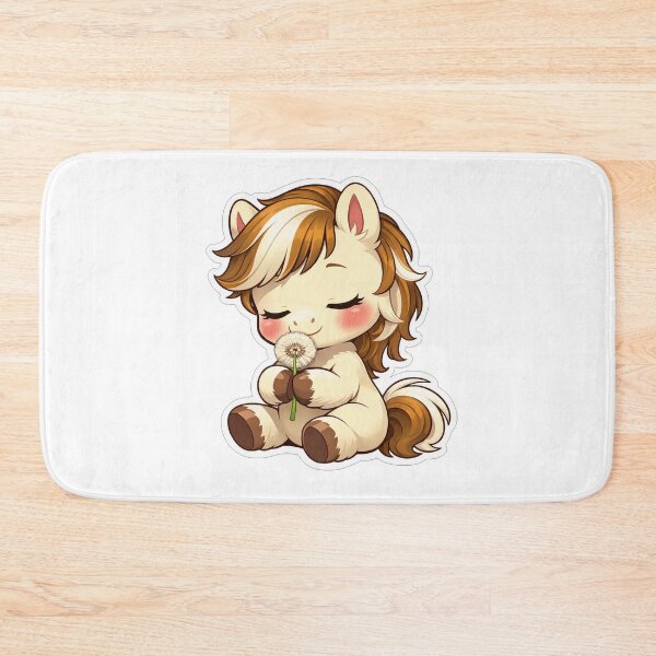 Item preview, Cute Baby Horse Smelling Dandelion Flower designed and sold by Owcomm.