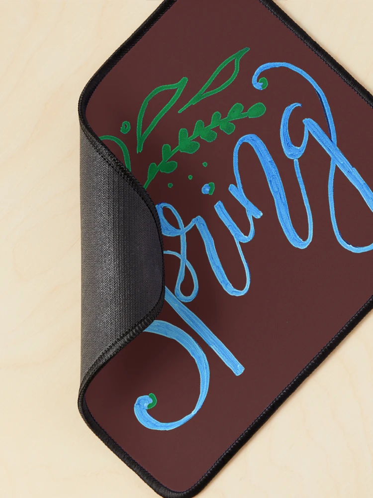 Thumbnail 2 of 5, Mouse Pad, Spring Hand-Lettered Typography designed and sold by Creatby7030.
