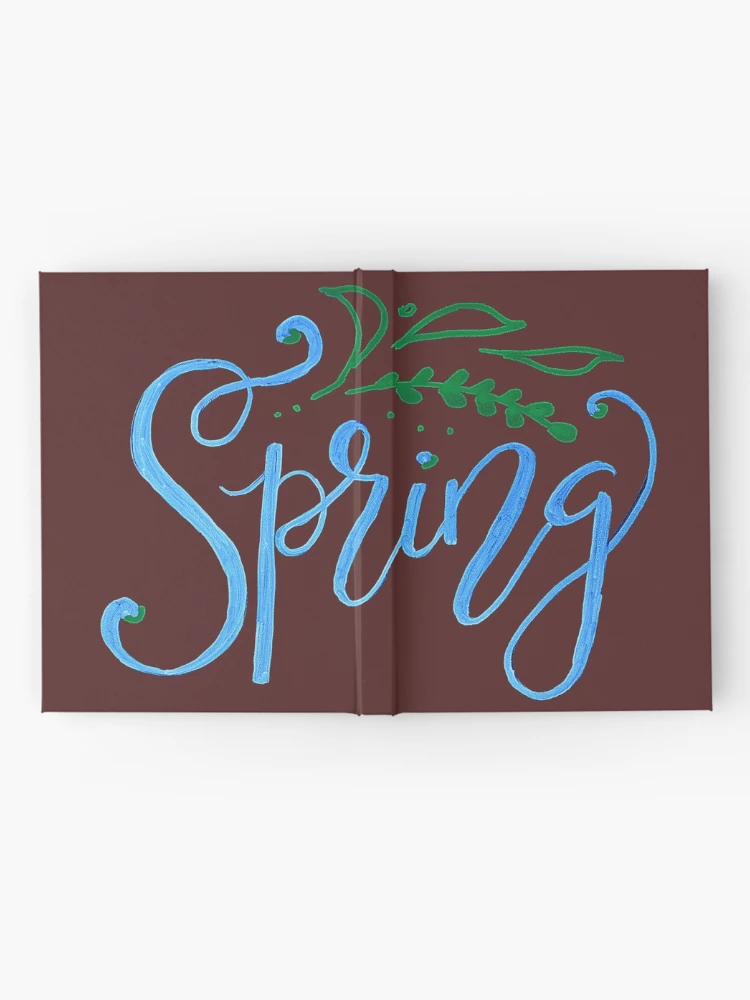 Thumbnail 2 of 3, Journal, Spring Hand-Lettered Typography designed and sold by Creatby7030.