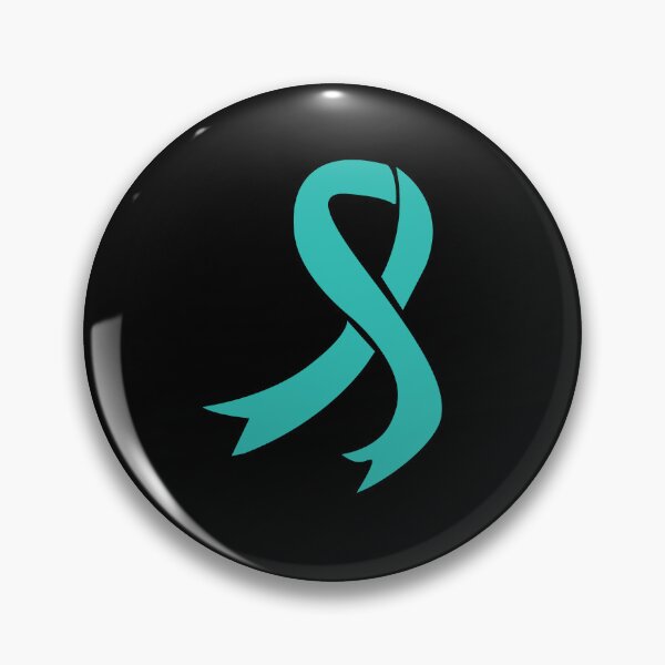 Item preview, Ovarian Cancer Ribbon, Ovarian Cancer, Teal Ribbon designed and sold by BlueDiamond-19.
