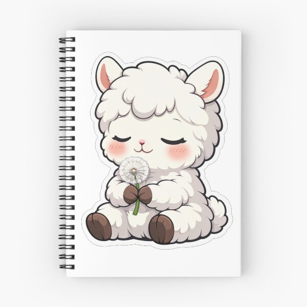 Item preview, Cute Fluffy Sheep Holding A Dandelion designed and sold by Owcomm.
