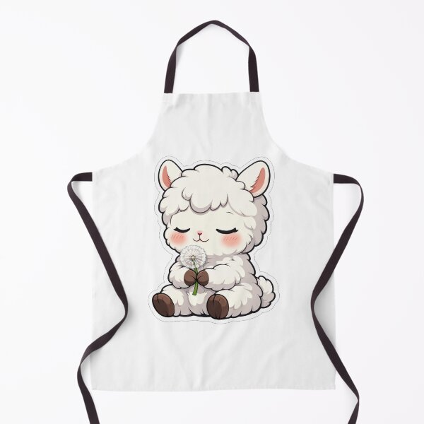 Item preview, Cute Fluffy Sheep Holding A Dandelion designed and sold by Owcomm.