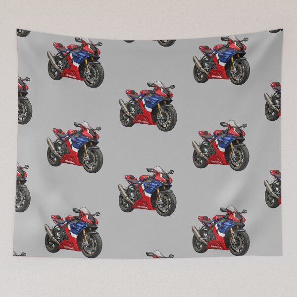 Item preview, Honda CBR1000RR-R Fireblade SP HRC Superbike Motorcycle Illustration designed and sold by Motorline44.